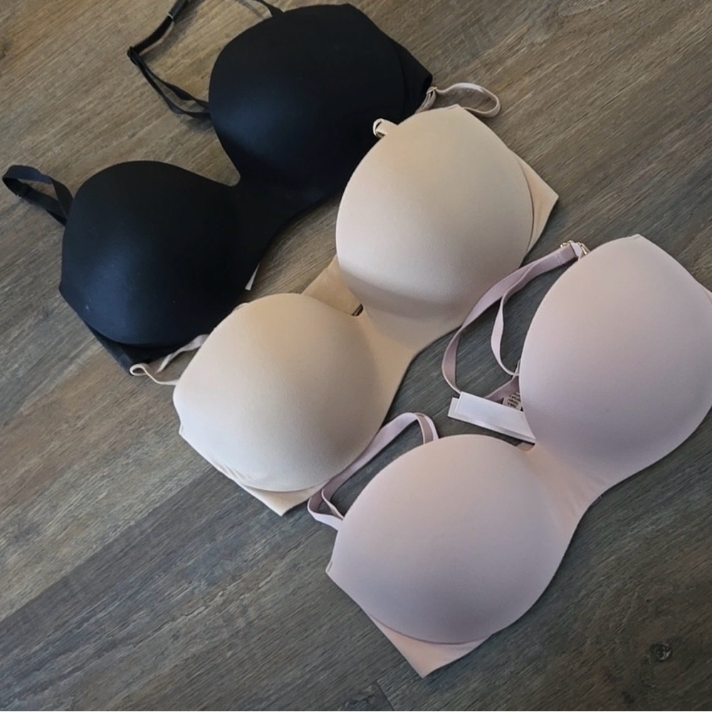 Victoria's Secret Incredible Multi-Way Lined Demi Bundle